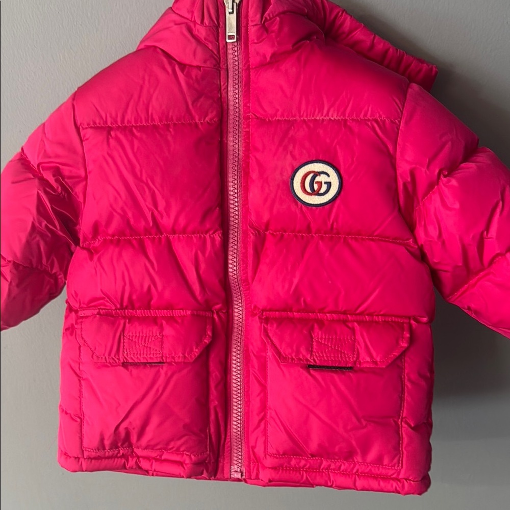 Gucci Kids Puffer Jacket – Size 6/9 m – Authentic & Stylish Winter Coat